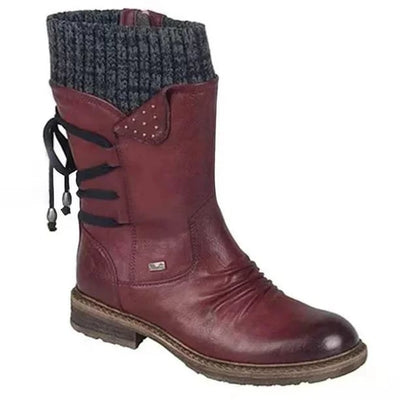 PREMIUM waterproof boots with zipper up to the middle of the calf