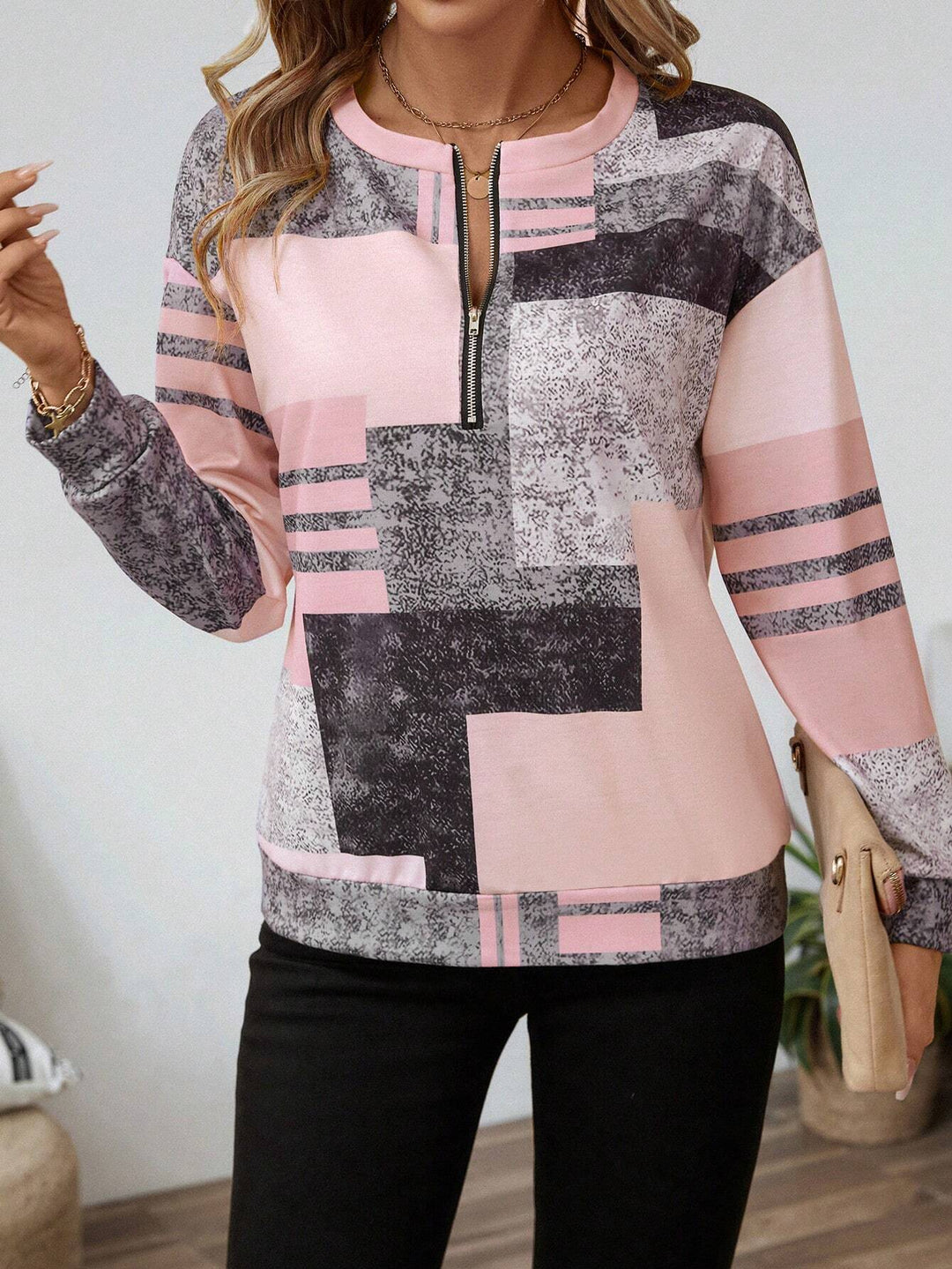 Leona™ | Chic Vintage Sweatshirt