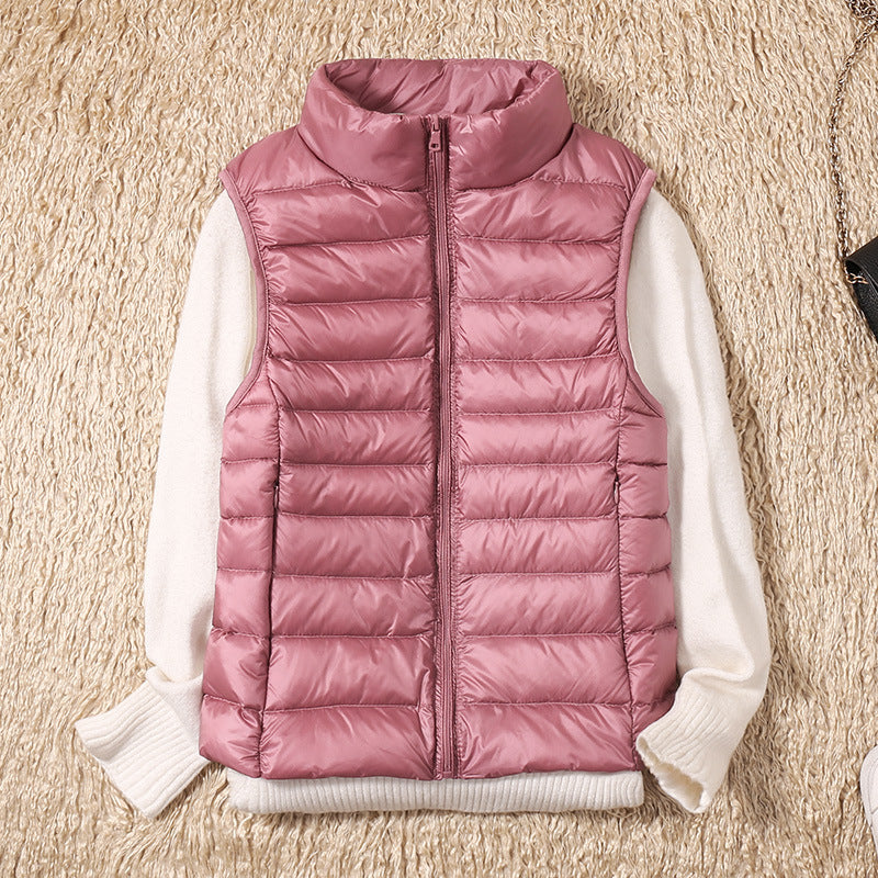 Galora - New waterproof vest with white duck feathers