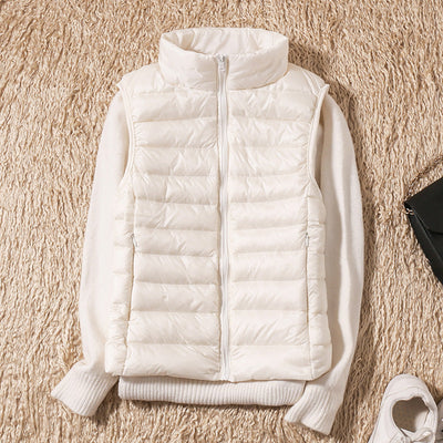 Galora - New waterproof vest with white duck feathers