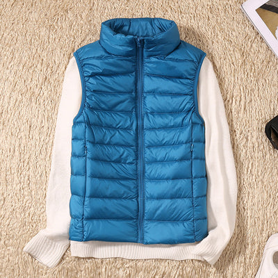 Galora - New waterproof vest with white duck feathers