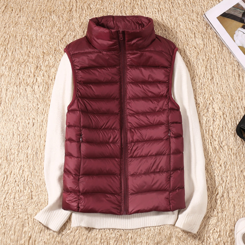 Galora - New waterproof vest with white duck feathers