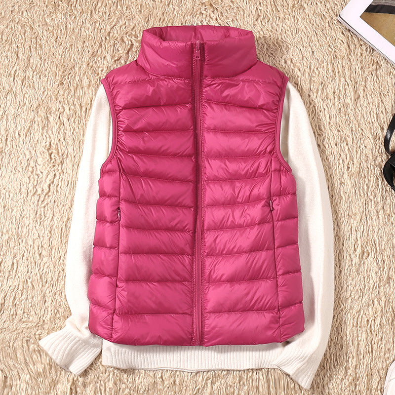 Galora - New waterproof vest with white duck feathers