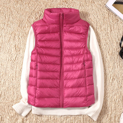 Galora - New waterproof vest with white duck feathers