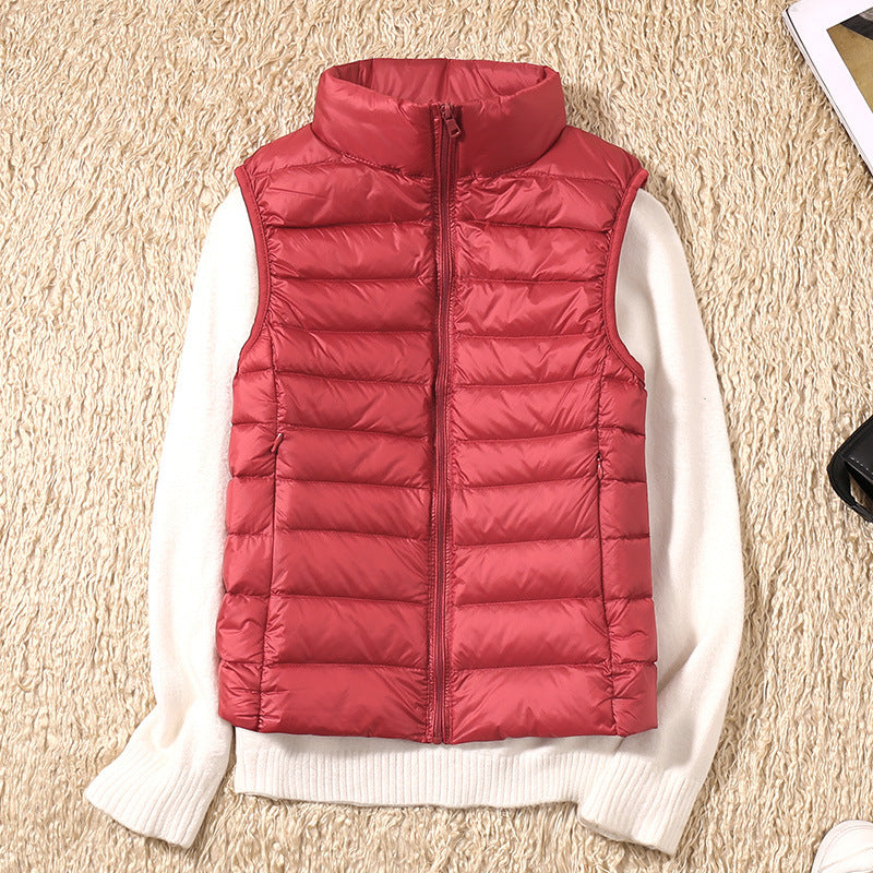 Galora - New waterproof vest with white duck feathers
