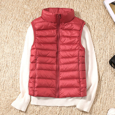 Galora - New waterproof vest with white duck feathers