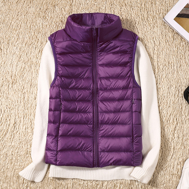 Galora - New waterproof vest with white duck feathers