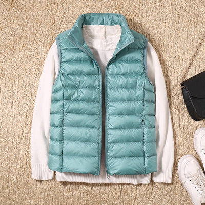 Galora - New waterproof vest with white duck feathers