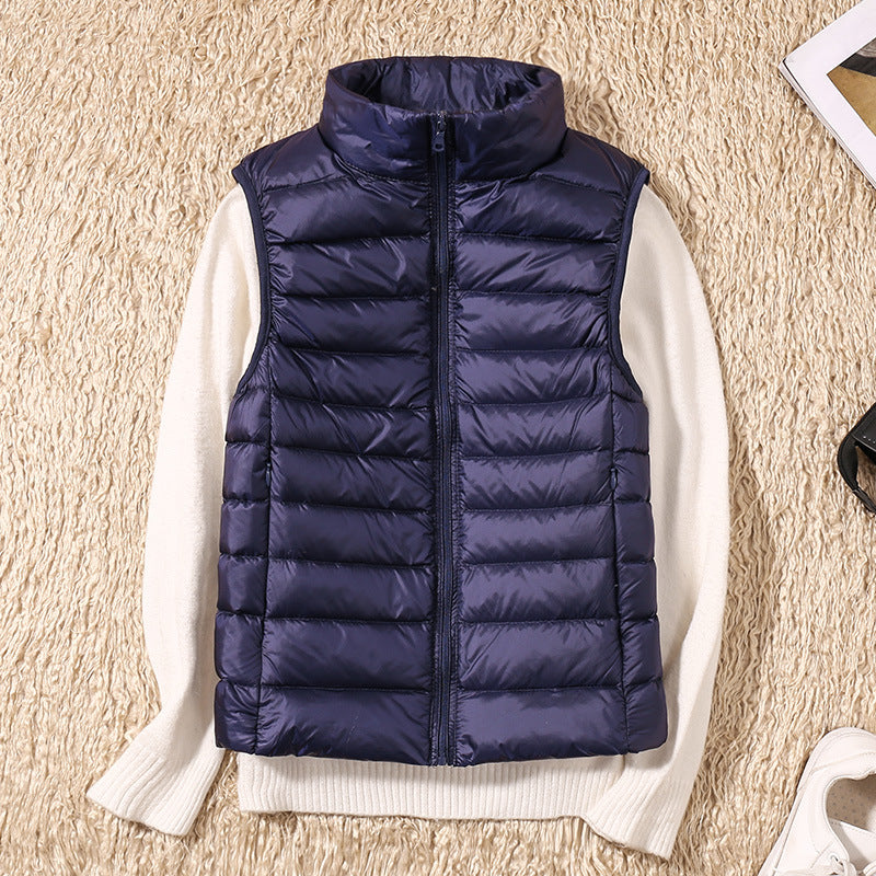 Galora - New waterproof vest with white duck feathers