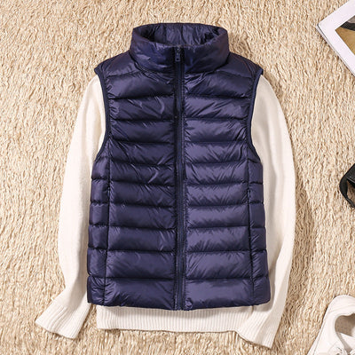 Galora - New waterproof vest with white duck feathers
