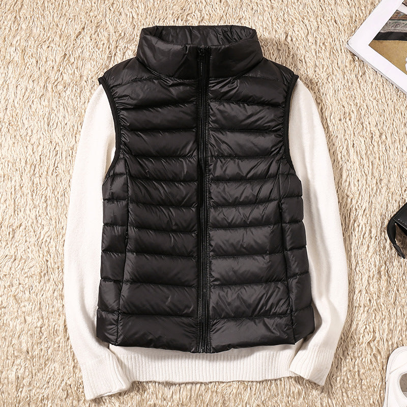 Galora - New waterproof vest with white duck feathers