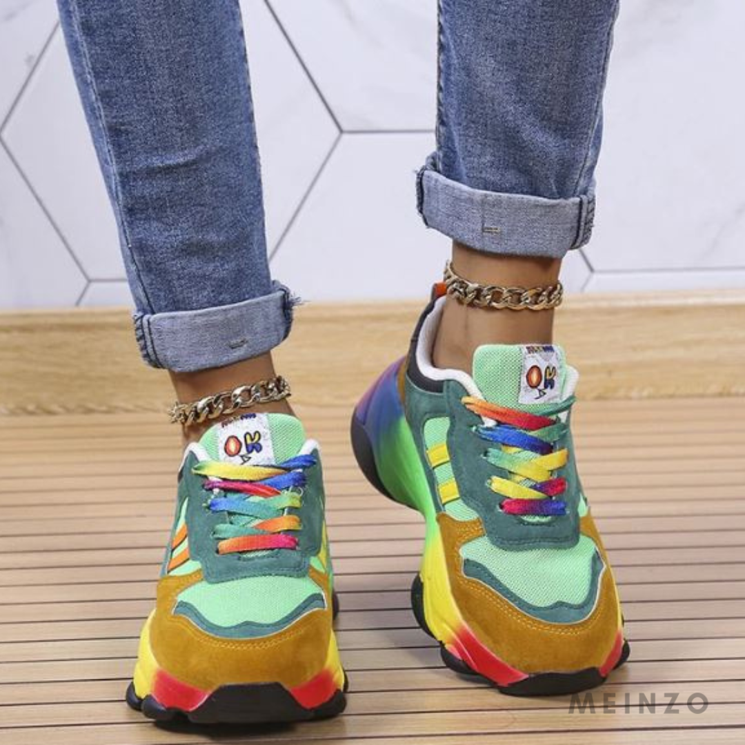 Emiliya | Women's Comfortable Trainer Shoes with Orthopedic Support