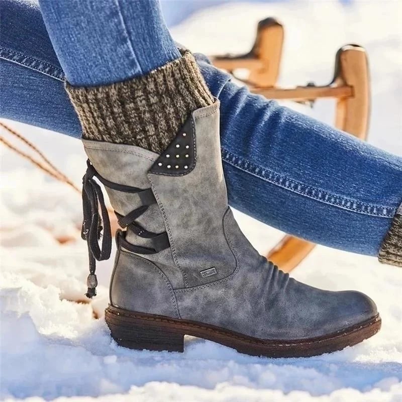 PREMIUM waterproof boots with zipper up to the middle of the calf