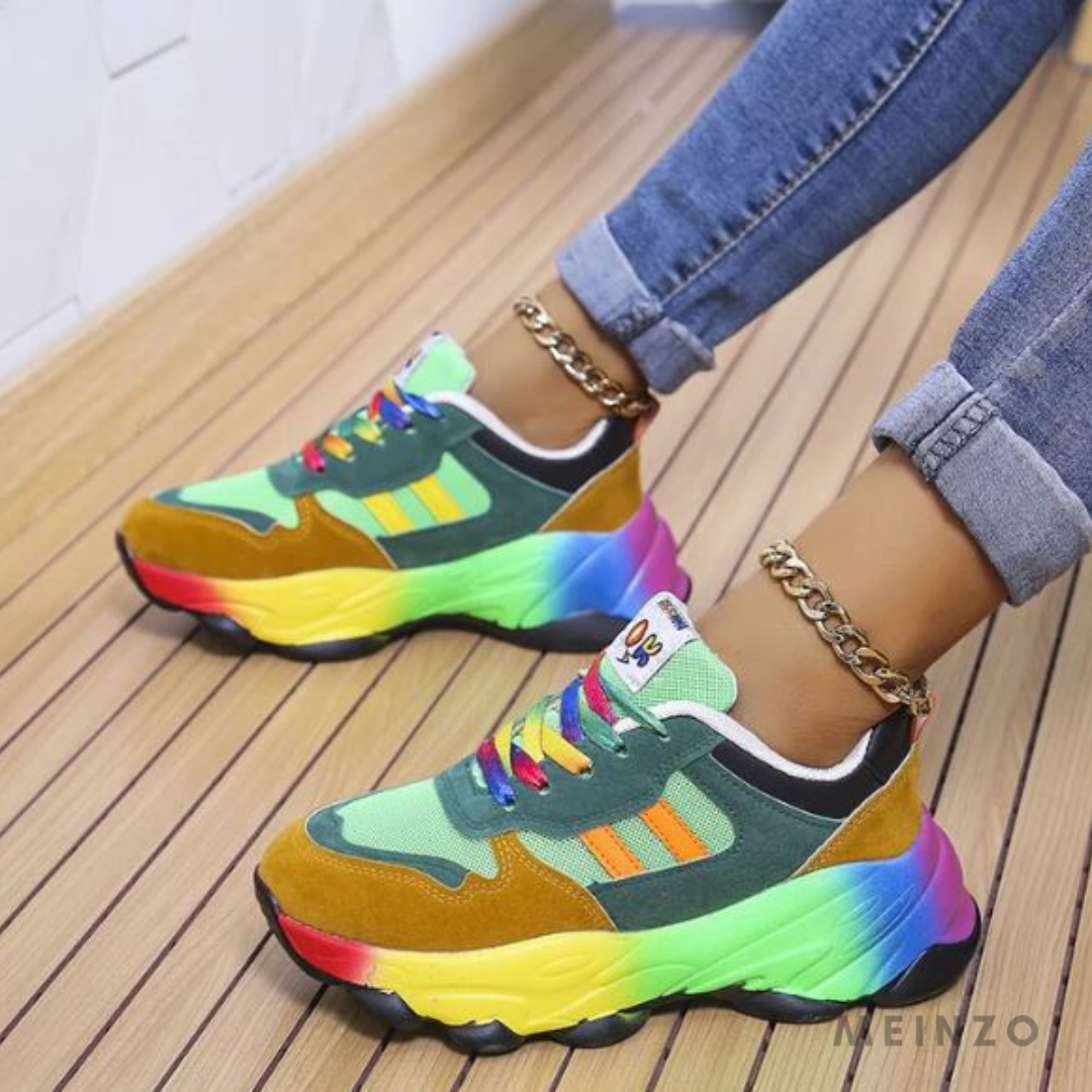 Emiliya | Women's Comfortable Trainer Shoes with Orthopedic Support