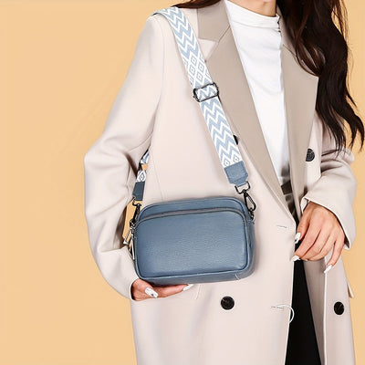 Octávia™ | Classic Leather Zipper Bag