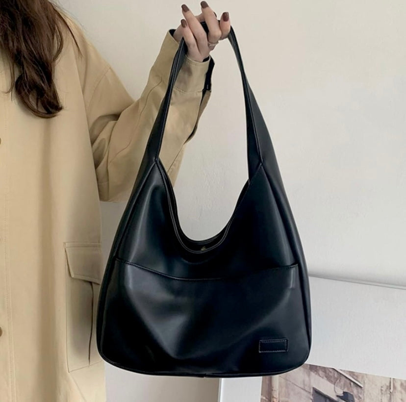 Maya - Vintage Leather Hobo Bag