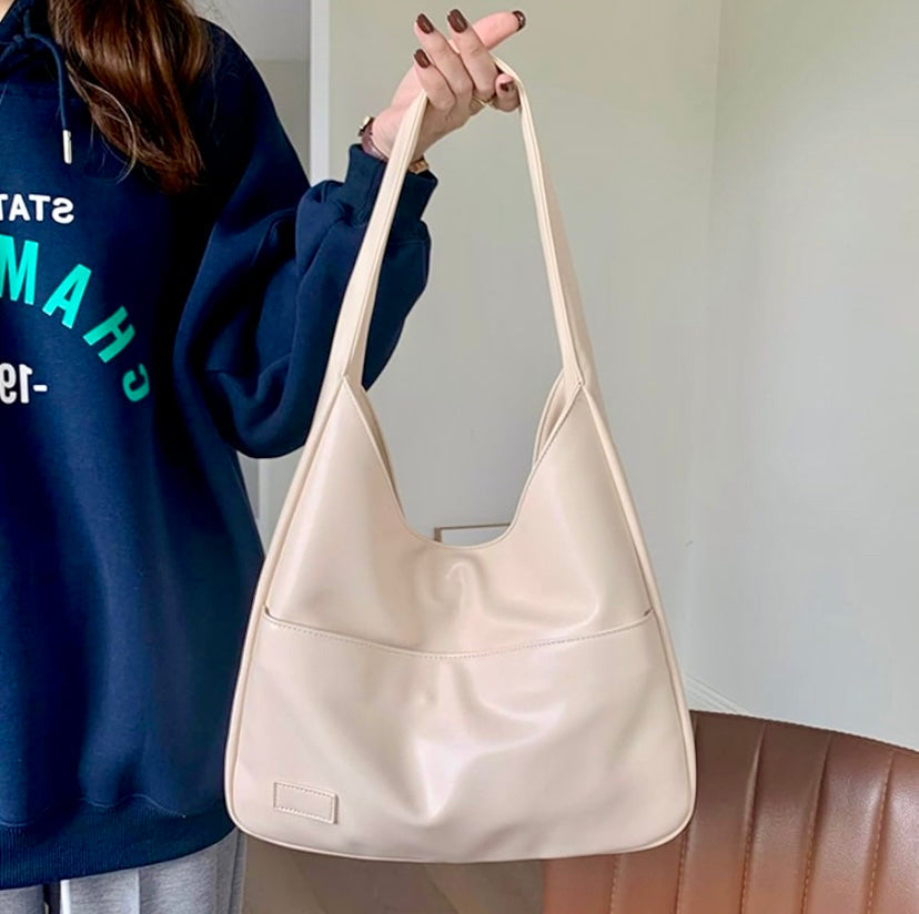 Maya - Vintage Leather Hobo Bag