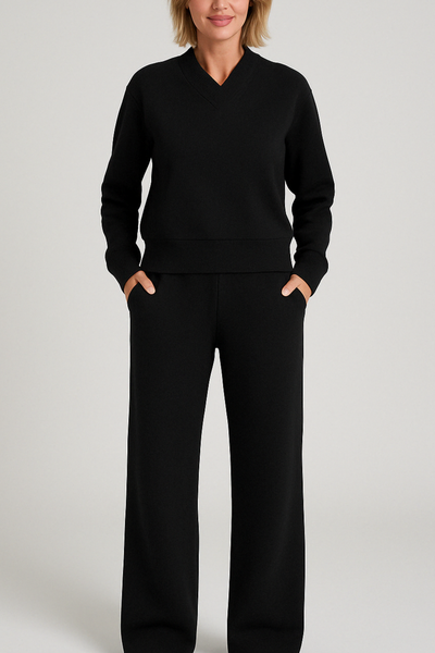 Carmela | V-neck Lounge Set