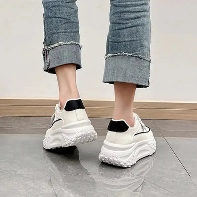 Conver | Women's Soft Platform All-Match Walking Shoes