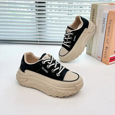 Conver | Women's Soft Platform All-Match Walking Shoes