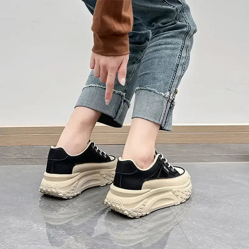 Conver | Women's Soft Platform All-Match Walking Shoes