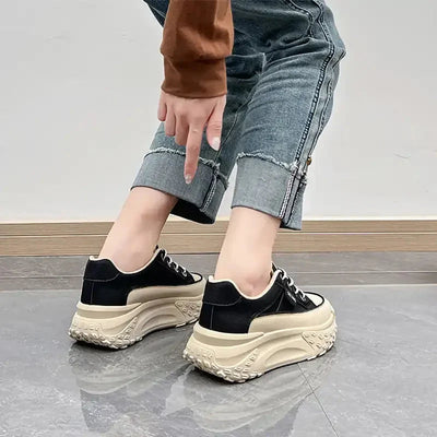Conver | Women's Soft Platform All-Match Walking Shoes