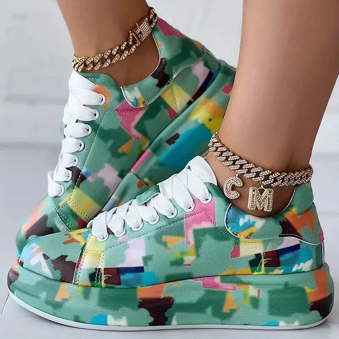 Evoon | Colorful Platform Sneakers