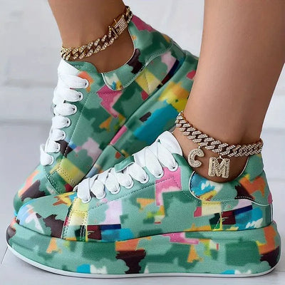 Evoon | Colorful Platform Sneakers