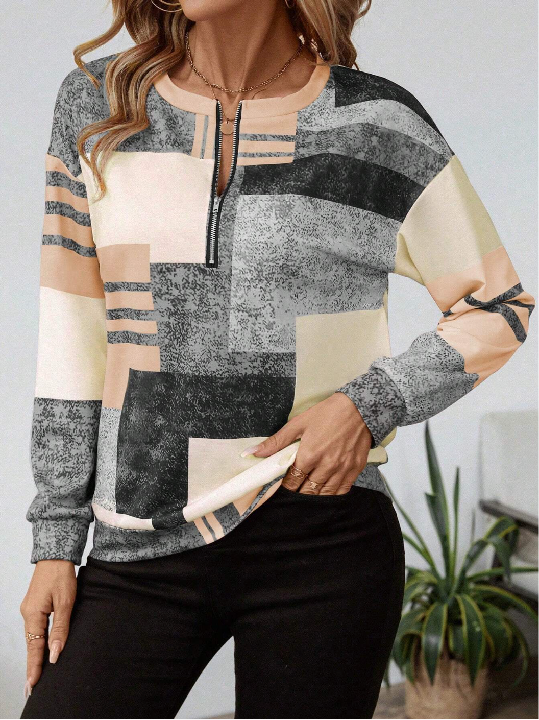 Leona™ | Chic Vintage Sweatshirt