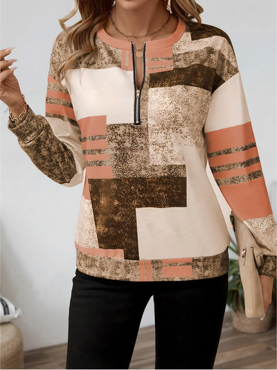 Leona™ | Chic Vintage Sweatshirt