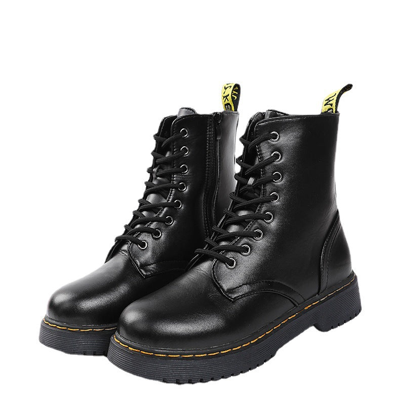 Jalessa | Comfortable Boots with Laces and Zipper