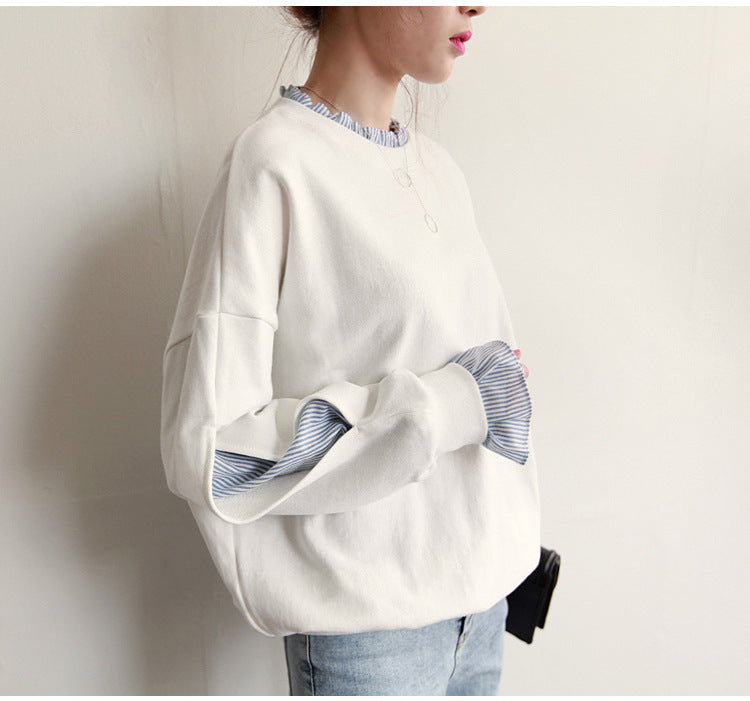 Sienna Layered Ruffle Sleeve Sweatshirt