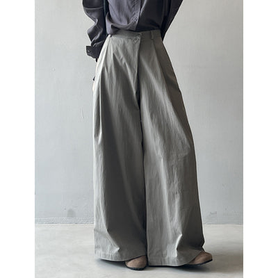 Elise - Elegant Wide-Leg Pleated Pants