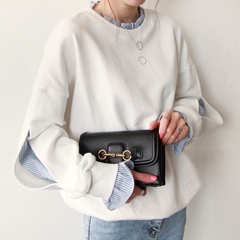 Sienna Layered Ruffle Sleeve Sweatshirt