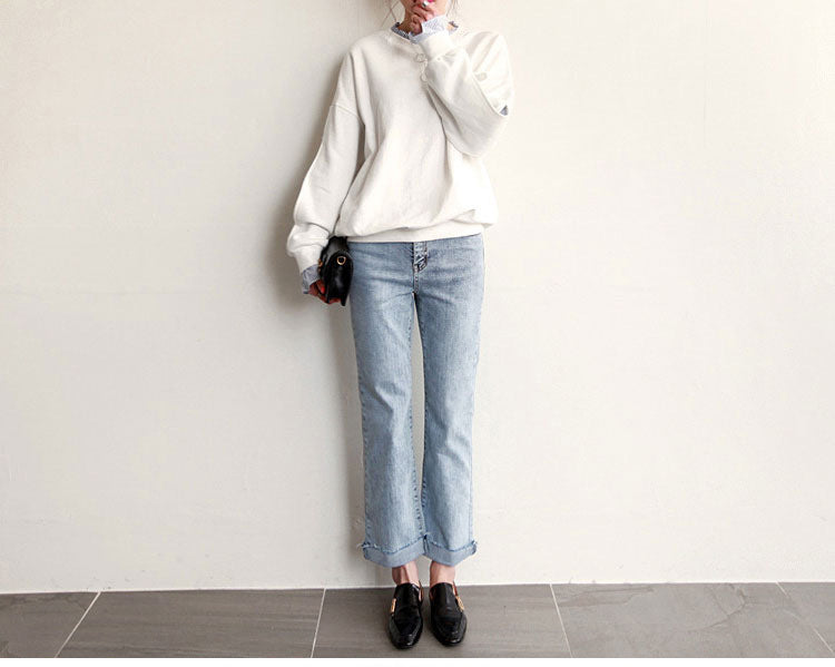 Sienna Layered Ruffle Sleeve Sweatshirt