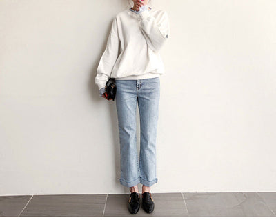 Sienna Layered Ruffle Sleeve Sweatshirt