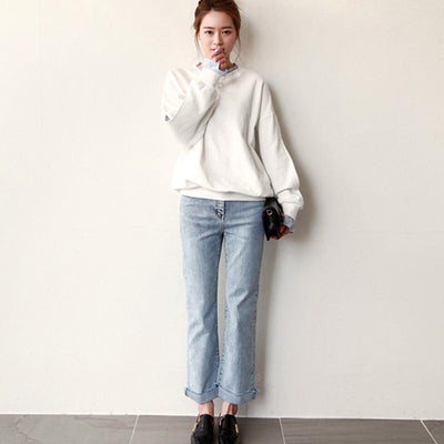 Sienna Layered Ruffle Sleeve Sweatshirt