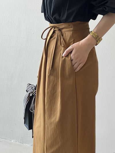 Elise - Elegant Wide-Leg Pleated Pants