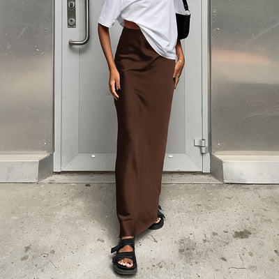 JULIA SATIN SKIRT