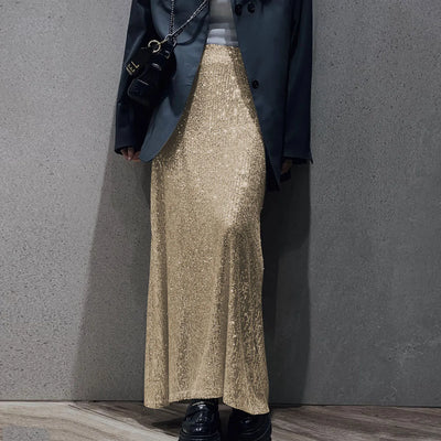 SPARKLE MIDI SKIRT