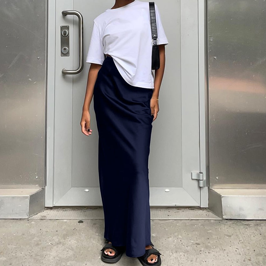JULIA SATIN SKIRT