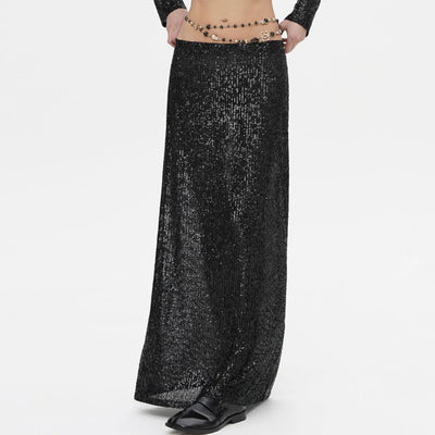 SPARKLE MIDI SKIRT
