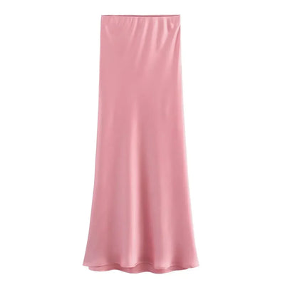 FLORIDA SATIN SKIRT