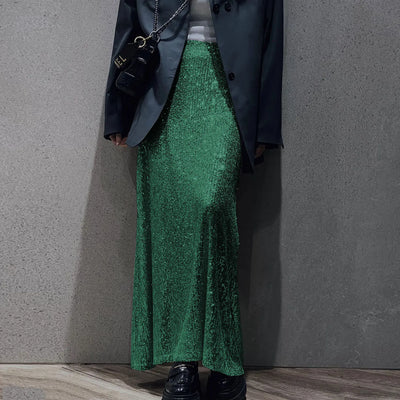 SPARKLE MIDI SKIRT