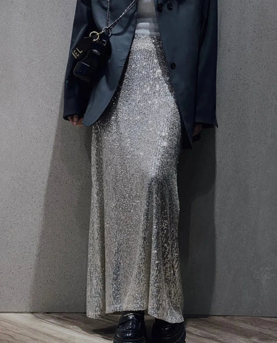 SPARKLE MIDI SKIRT