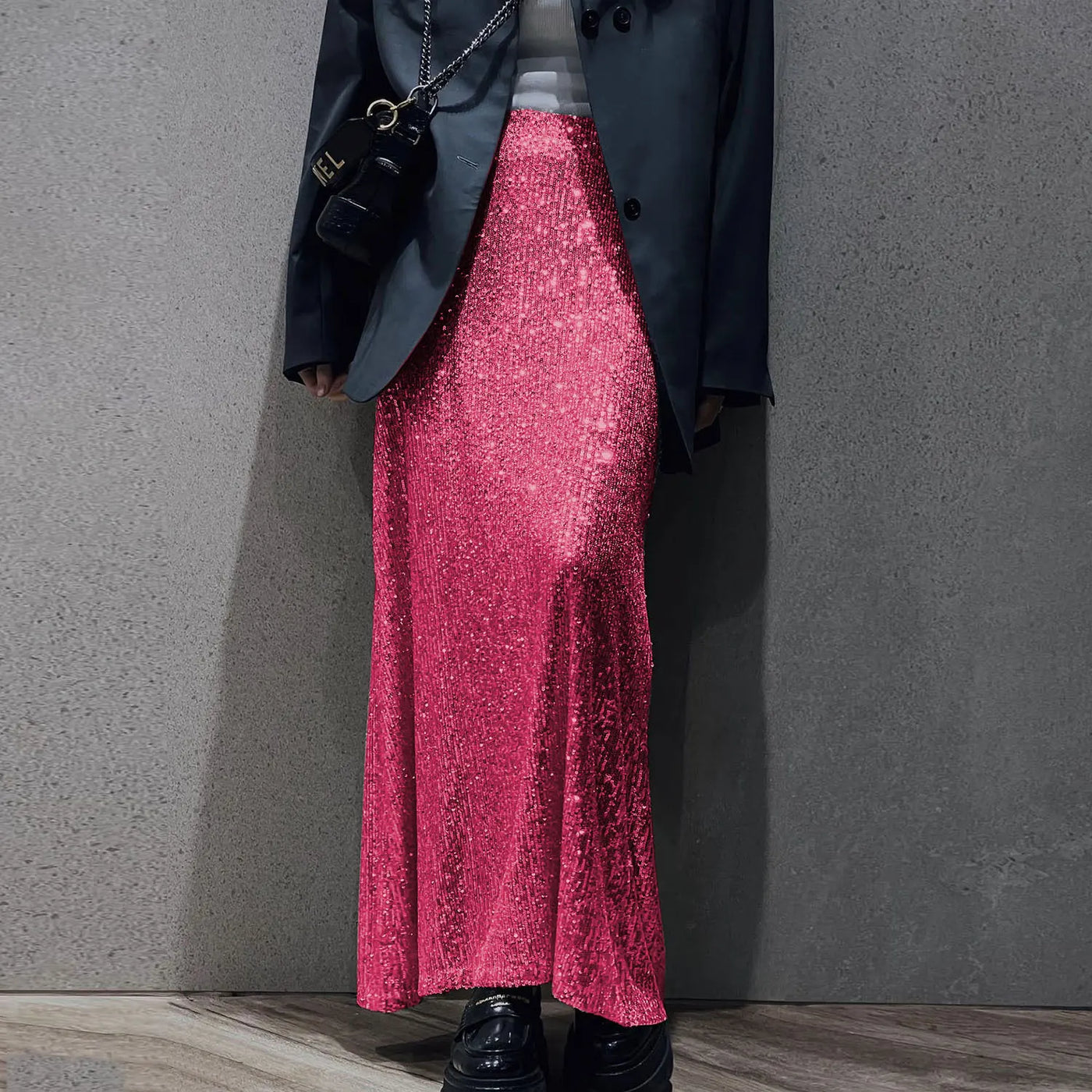SPARKLE MIDI SKIRT