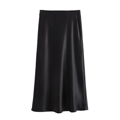 FLORIDA SATIN SKIRT