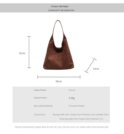 Tove - Elegant Suede Bag