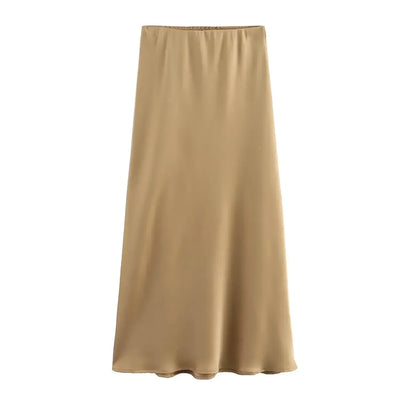 FLORIDA SATIN SKIRT