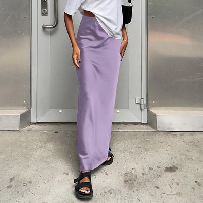 JULIA SATIN SKIRT